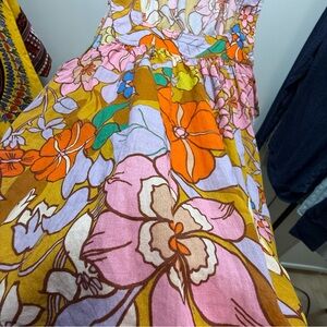 🍀30% Smythe Floral Women's Top - Multicolor Floral print Sleeveless